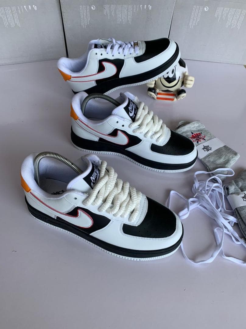 NIKE AIRFORCE SWOOSH GREY
